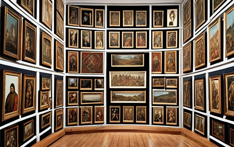 A digital archive showcasing world cultural heritage and art, displayed in high-quality images and videos, allowing for a virtual museum experience.